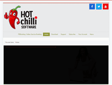 Tablet Screenshot of hotchillisoftware.com